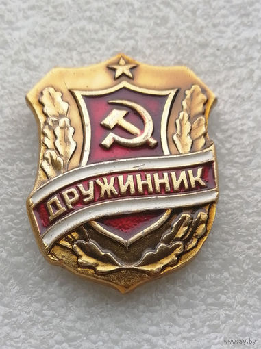 Знак Дружинник. СССР #0205-OP6