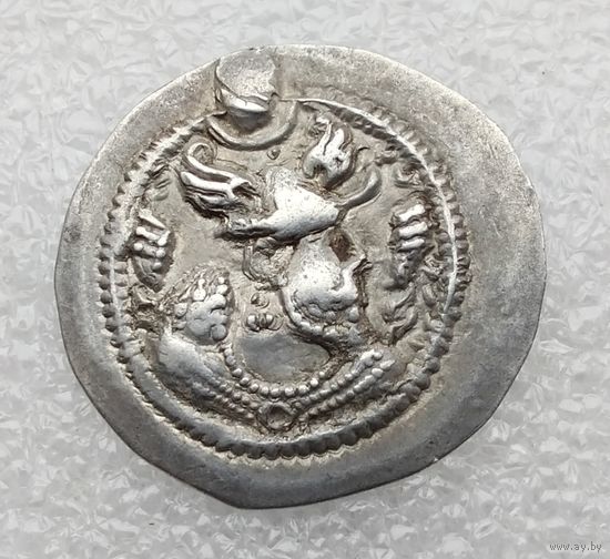 Иран (Персия) V в. Драхма. Сасаниды. Пероз (Фируз) I (459-483 гг.) м.д. K.L. Керман.