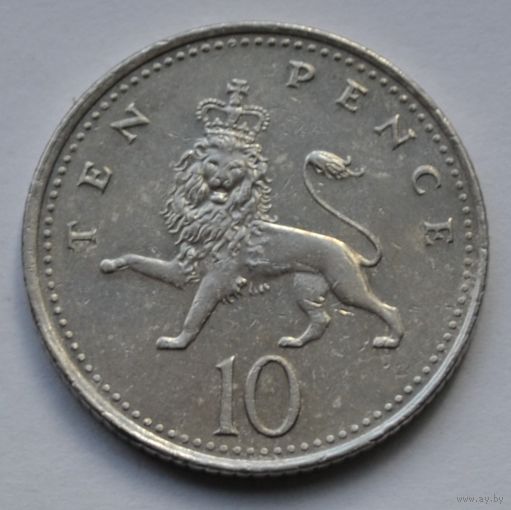Великобритания, 10  пенсов 2000 г.