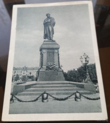 1961 год Москва Памятник Пушкину