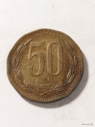 Чили 50 песо 1999