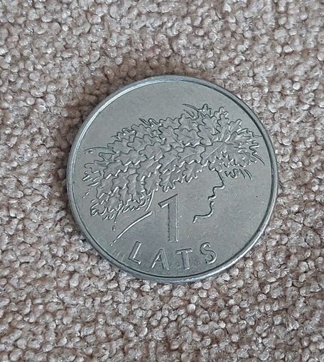 Латвия 1 лат, 2006 Дубовый венок