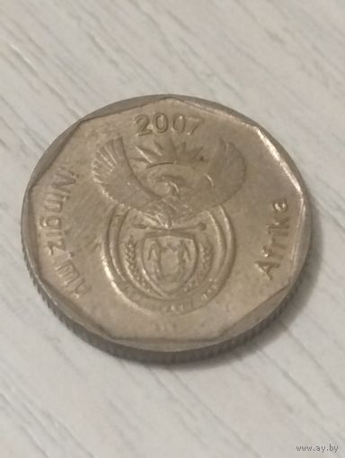 ЮАР 20 центов 2007г. iNingizimu Africa