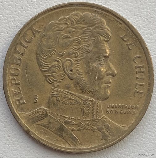 Чили 10 песо 1993 г.