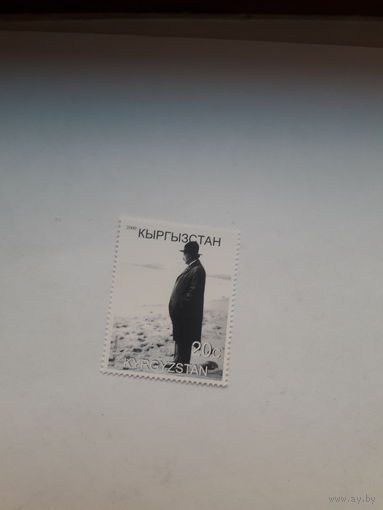 Марки  Кыргызстан (Лауреат Нобелевской премии по физике А Эйнштейн 1921)