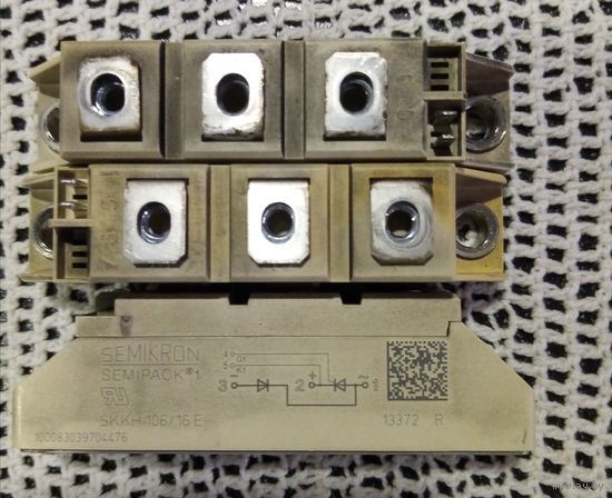 Модуль силовой тиристорный SKKH106/16E, 1600В 106А