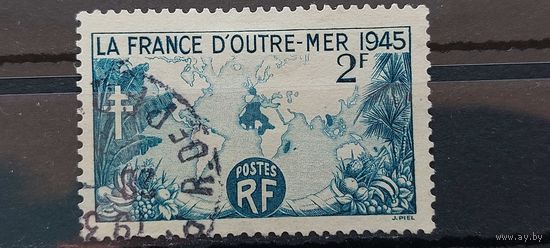 РАСПРОДАЖА ФРАНЦИЯ 1945г. Полная серия. Гаш.