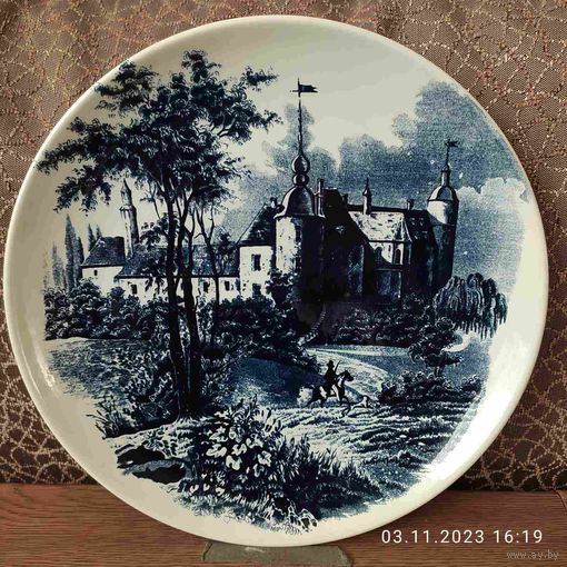 Тарелка настенная, коллекционная.Бельгия.