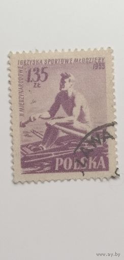 Польша 1955. Международный спортивный юношеский фестиваль