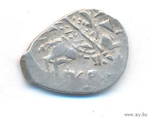 Копейка 1598-1605 Борис Федорович Годунов Чеканка в Пскове _состояние VF