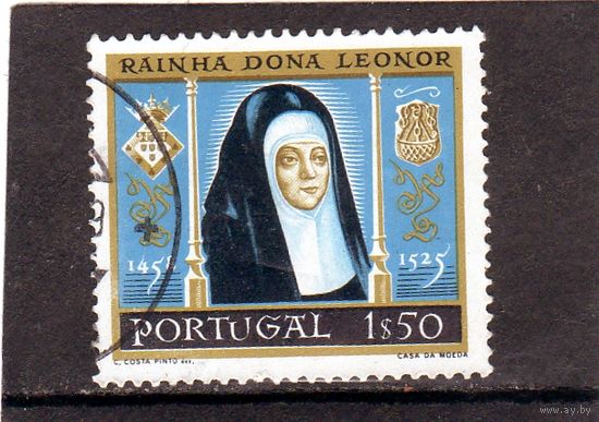 Португалия.Ми-873. Королева Леонор (1458-1525). 1958.