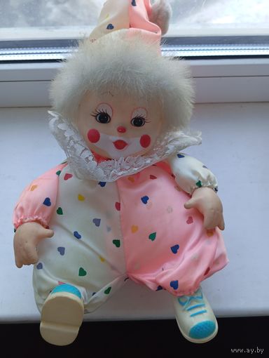 Винтажный музыкальный клоун