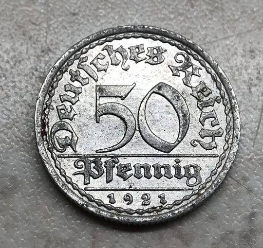 50 пфеннигов 1921 г., Германия, А