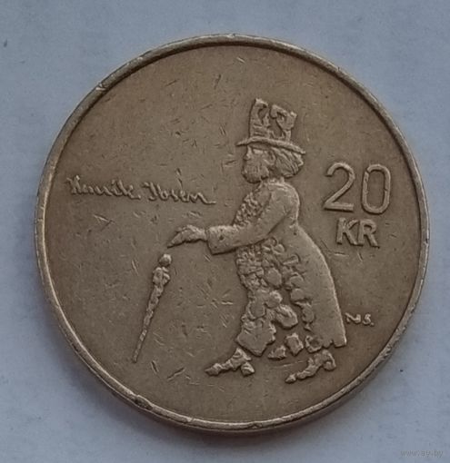 Норвегия 20 крон 2006 г. 100 лет со дня смерти Генрика Ибсена