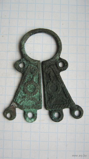 Сюльгама. Бронза, литье.