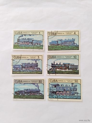 Куба 1984 6 м паровозы