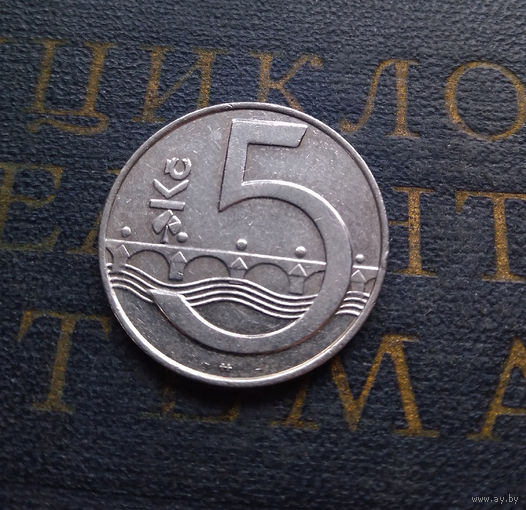 5 крон 1994 Чехия Яблонец #03