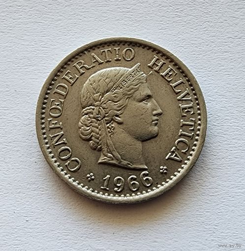 Швейцария 10 раппенов, 1966
