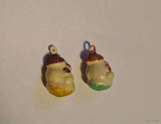 Елочные мини игрушки Семейка грибов из теребовлянского набора Малютка