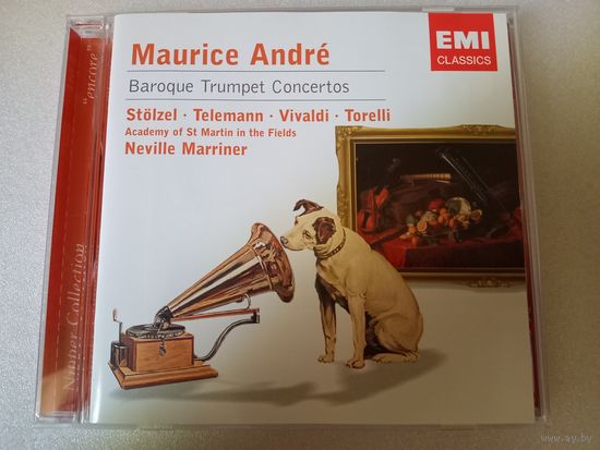 (cd)  Maurice Andre - Stolzel / Telemann / Vivaldi / Torelli - Academy Of St. Martin In The Fields, Neville Marriner – Baroque Trumpet Concertos
