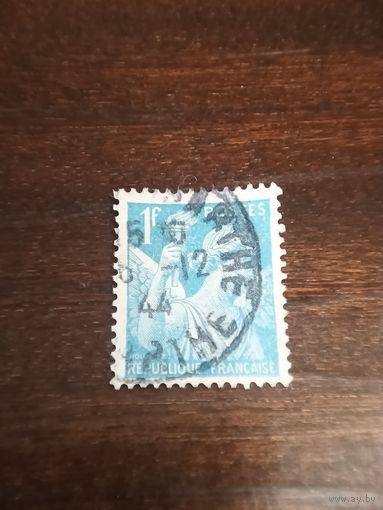 Франция 1944 год 1 франк