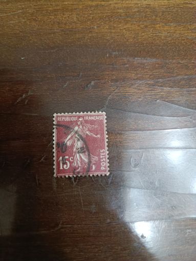Франция 15 сантимов 1925 год
