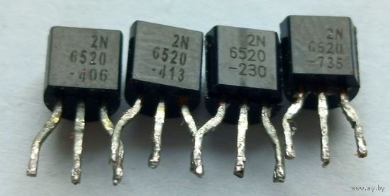 Транзистор 2N6520 350V 0,5A 200MHz 6pF за 1 ШТ