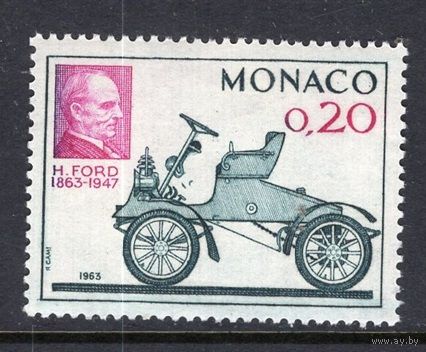 Монако 1963 ** автомобиль 100 лет рождения Генри Форда