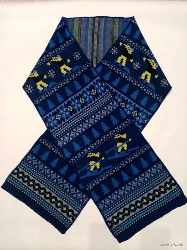 Шарф LOVARZI Зимний спорт Новый