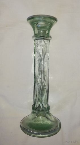 Подсвечник винтажный, стекло