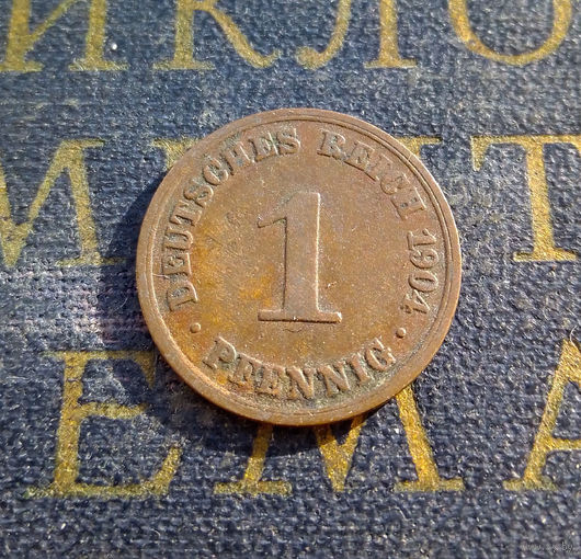 1 пфенниг 1904 А Германская Империя #01