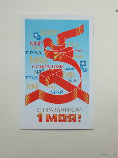 Васильев 1 мая 1981  9х14 см