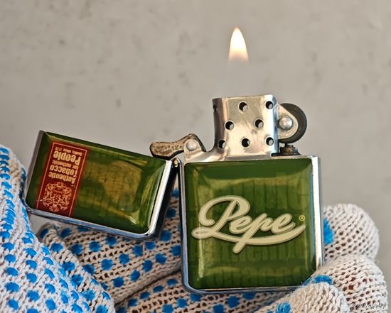 Зажигалка бензиновая PEPE  Prinze & Purdi  рабочая