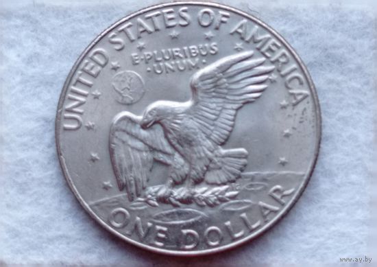 Werty71 США 1 большой доллар 1977 D Орёл Луна Эйзенхауэр