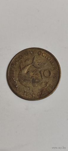Сейшельские острова 10 центов 1981