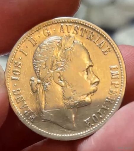 Флорин 1888 Австро-Венгрия остатки блеска