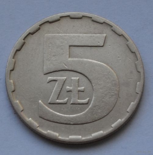 Польша, 5 злотых 1982 г.