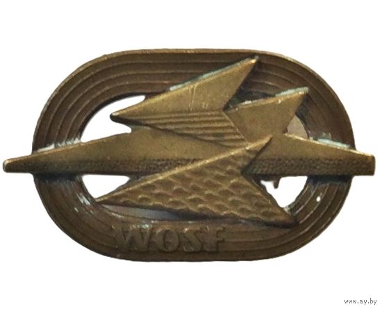 Знак для военнослужащих Войска Польского WOSF - "За отличную физподготовку" в бронзе