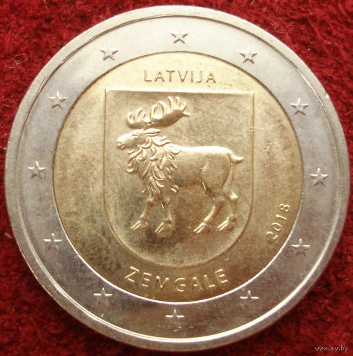 9295:  2 евро 2018 Латвия Земгале