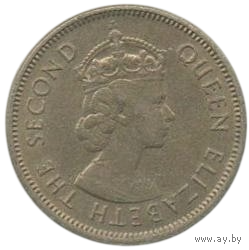 Коронная Колония Гонконг. 10 центов 1974.