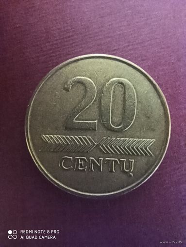 20 центов 2008, Литва