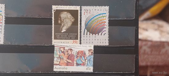 РАСПРОДАЖА. АВСТРАЛИЯ 1989г. Полные серии. Гаш.