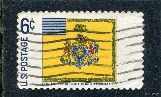 США. Флаг Филадельфийской легкой кавалерии