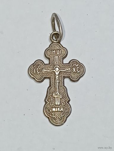 Крестик серебро  925 проба .