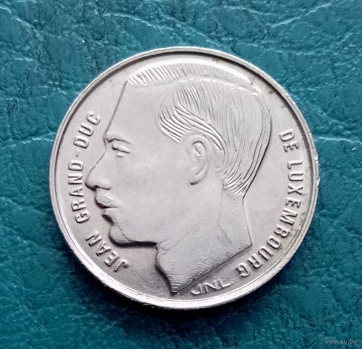 Люксембург 1 франк 1989 г