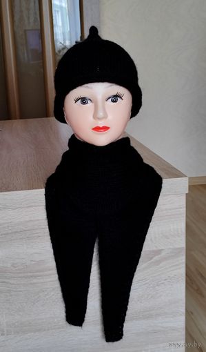 Шапка Pippa тренд 25/26 и Бактус-шейный платок(шарф)