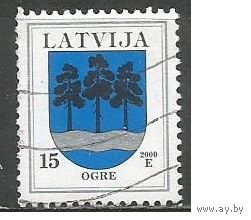 Латвия. Герб г.Огре. 1999г. Mi#495.
