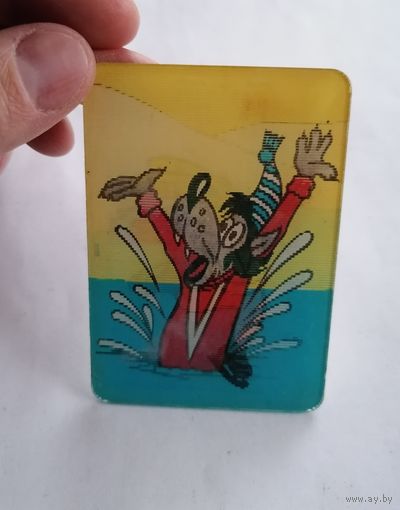 Карманный календарик, стерио (3D) 1978 г.