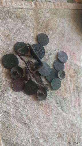 Сборный лот монет и др.