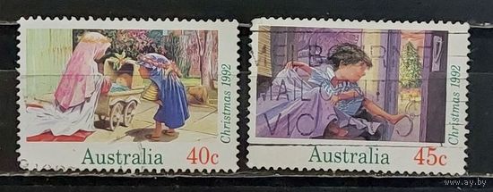 АВСТРАЛИЯ 1992г. Гаш. Рождество